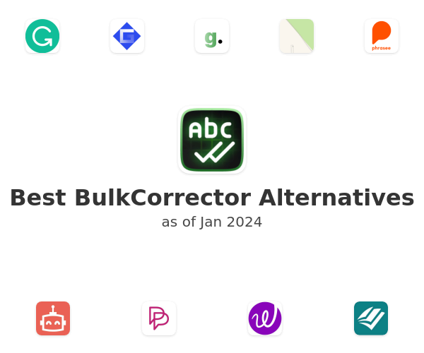 Best BulkCorrector Alternatives