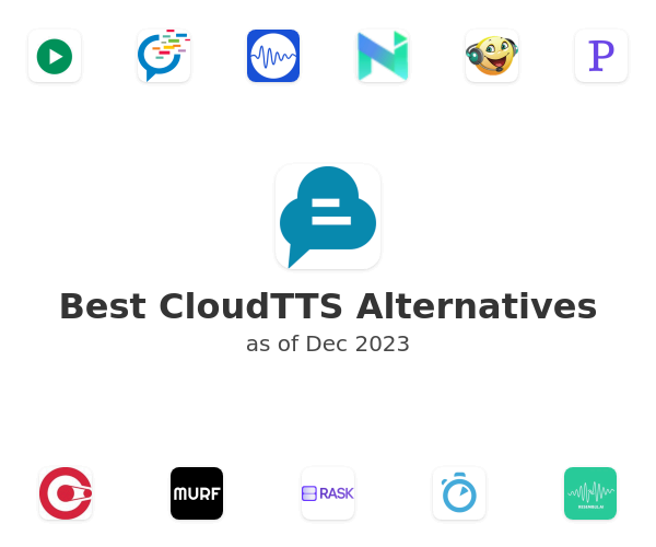Best CloudTTS Alternatives