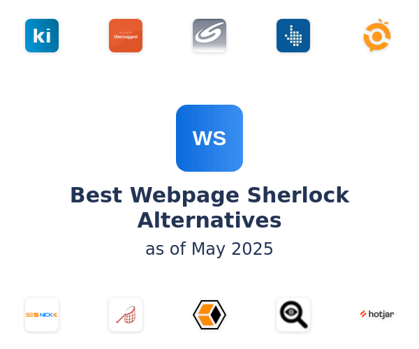 Best Webpage Sherlock Alternatives