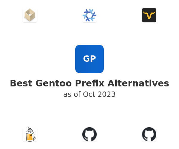 Best Gentoo Prefix Alternatives