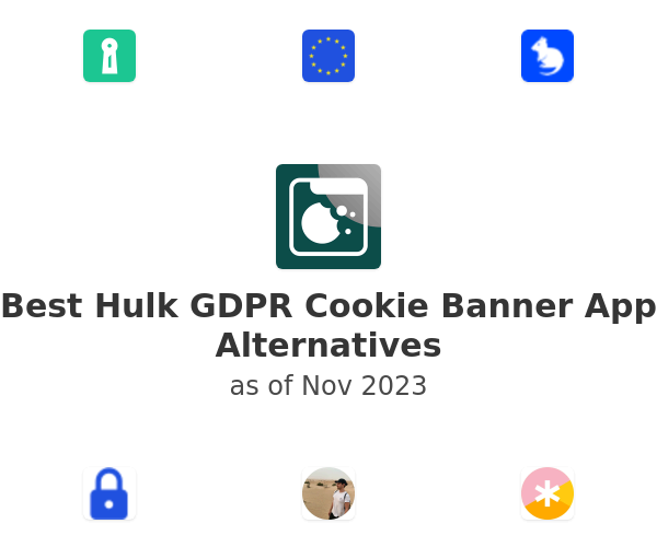 Best Hulk GDPR Cookie Banner App Alternatives