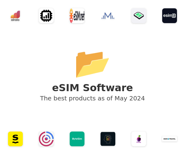 The best eSIM products