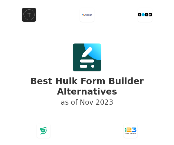 Best Hulk Form Builder Alternatives