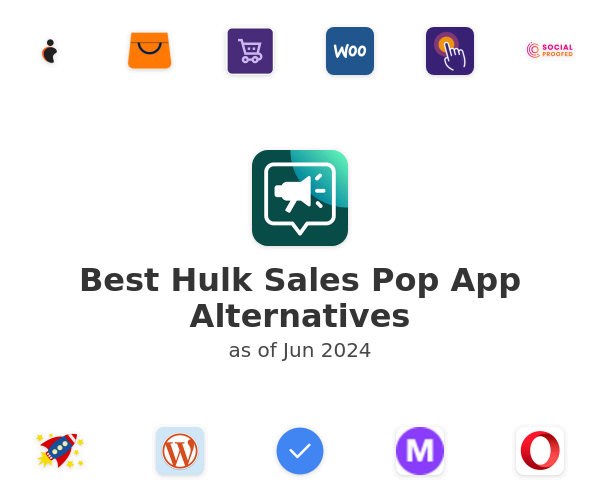 Best Hulk Sales Pop App Alternatives