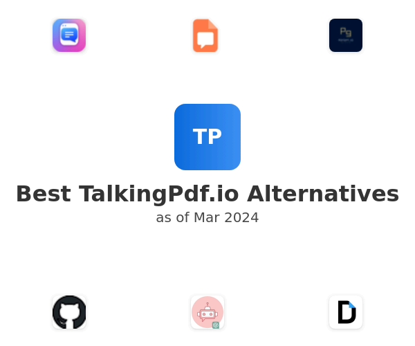 Best TalkingPdf.io Alternatives