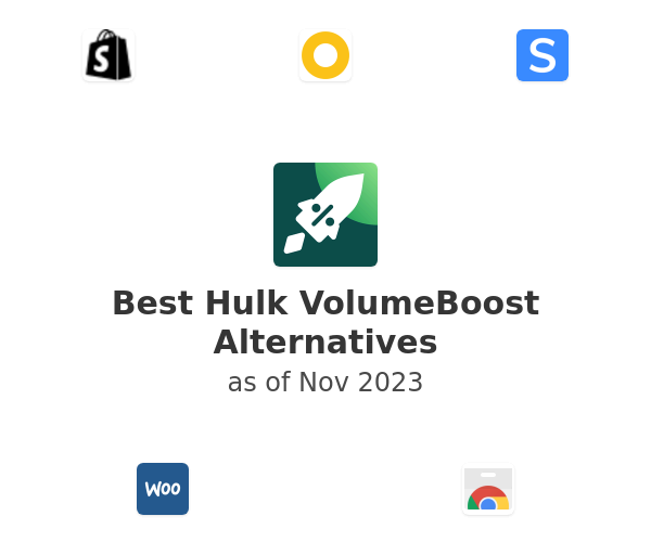 Best Hulk VolumeBoost Alternatives