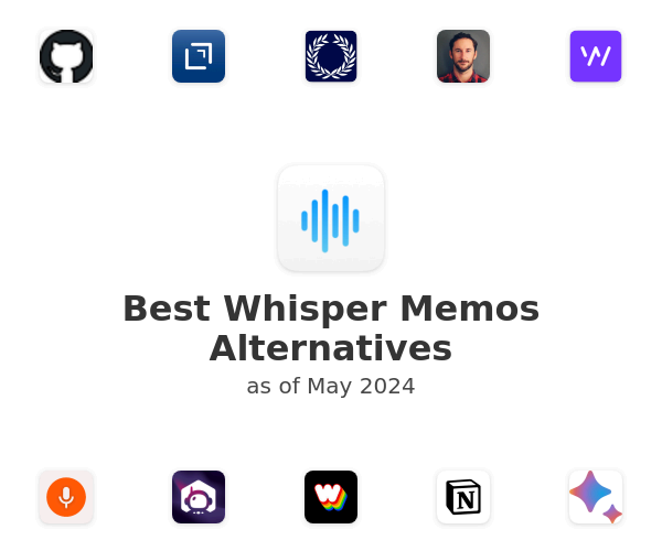 Best Whisper Memos Alternatives