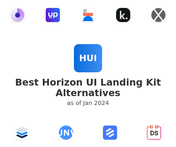 Best Horizon UI Landing Kit Alternatives