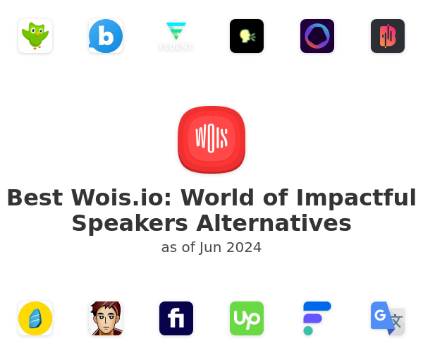 Best Wois.io: World of Impactful Speakers Alternatives