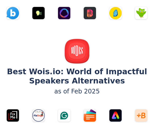 Best Wois.io: World of Impactful Speakers Alternatives