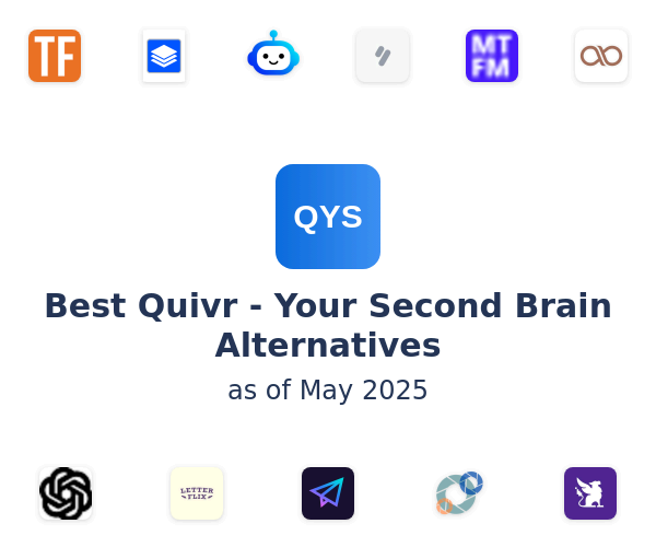 Best Quivr - Your Second Brain Alternatives