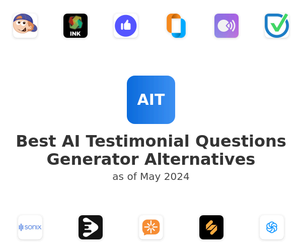 Best AI Testimonial Questions Generator Alternatives