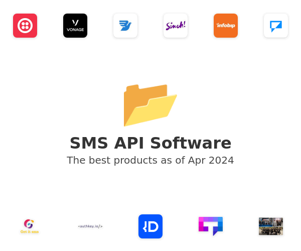 The best SMS API products