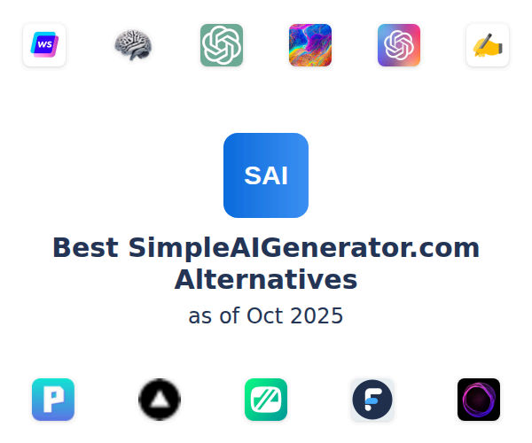 Best SimpleAIGenerator.com Alternatives