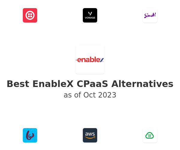 Best EnableX CPaaS Alternatives