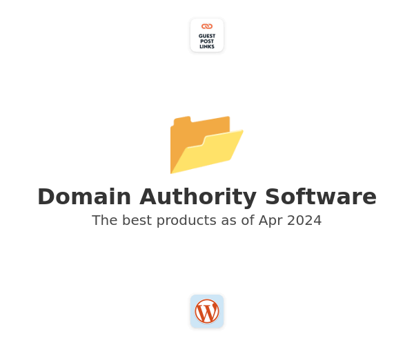 The best Domain Authority products