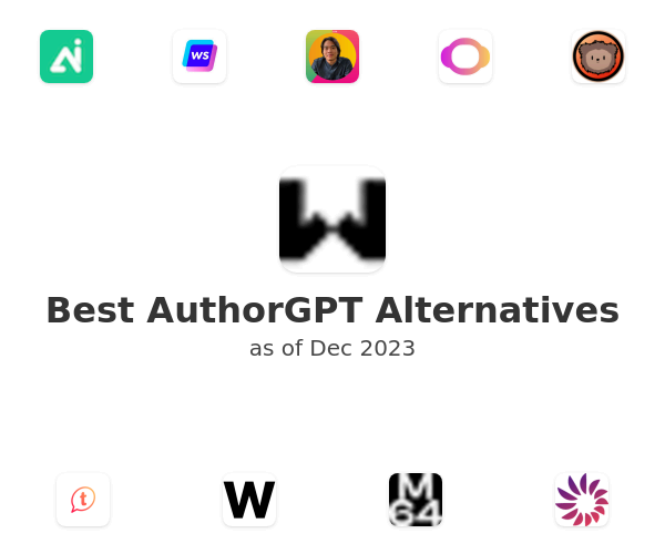 Best AuthorGPT Alternatives