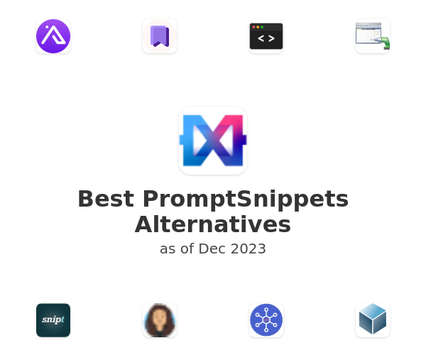 Best PromptSnippets Alternatives