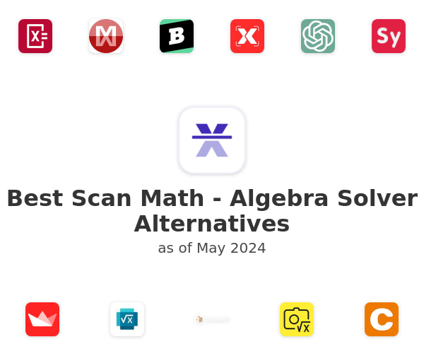 Best Scan Math - Algebra Solver Alternatives