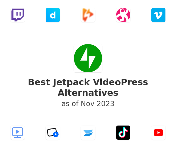 Best Jetpack VideoPress Alternatives