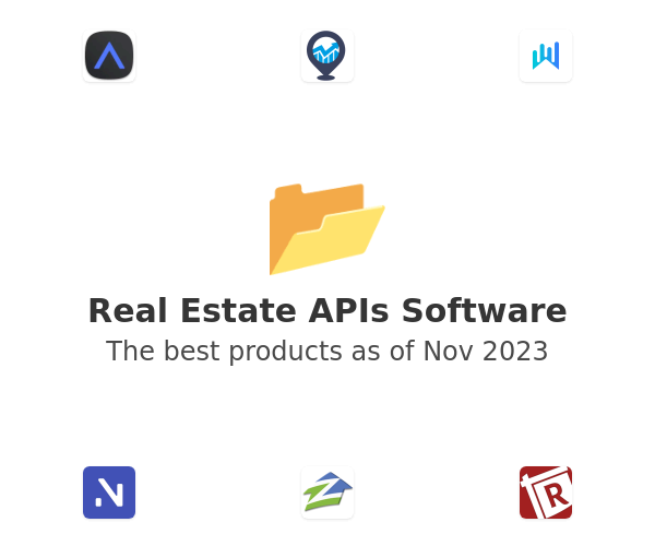 The best Real Estate APIs products