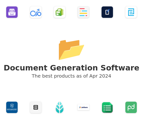 The best Document Generation products