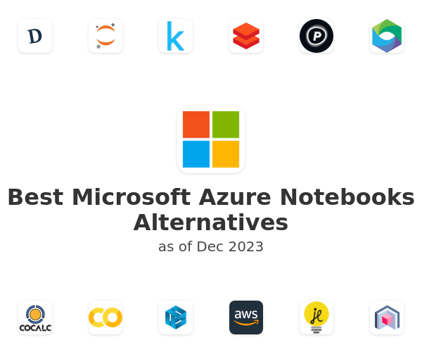 Best Microsoft Azure Notebooks Alternatives