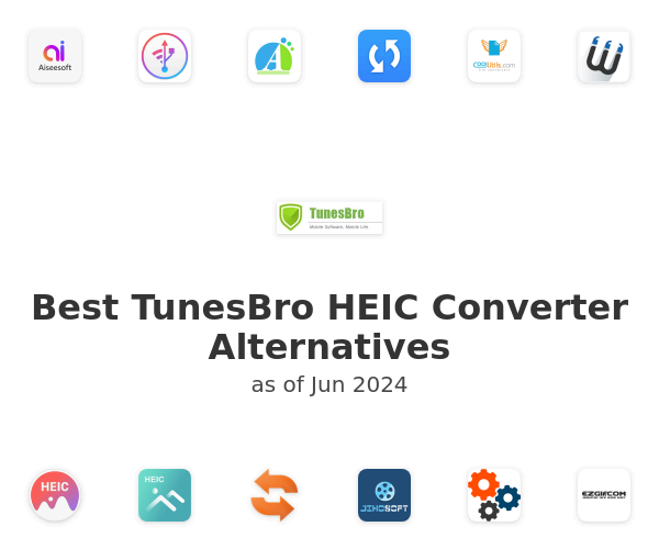 Best TunesBro HEIC Converter Alternatives