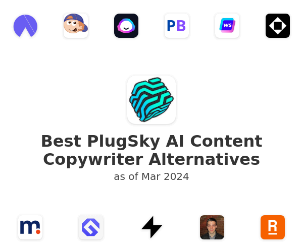 Best PlugSky AI Content Copywriter Alternatives