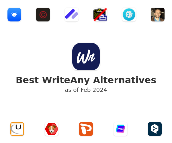 Best WriteAny Alternatives