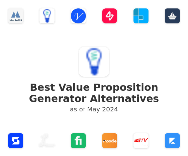 Best Value Proposition Generator Alternatives