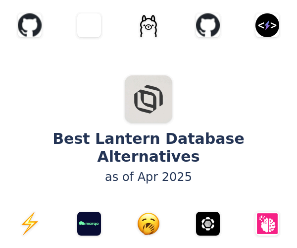 Best Lantern Database Alternatives