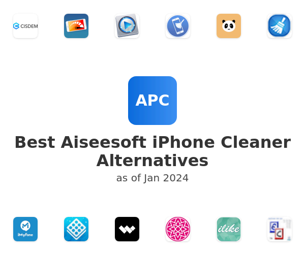 Best Aiseesoft iPhone Cleaner Alternatives