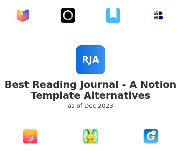 Best Reading Journal - A Notion Template Alternatives