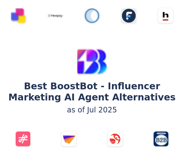 Best BoostBot - Influencer Marketing AI Agent Alternatives