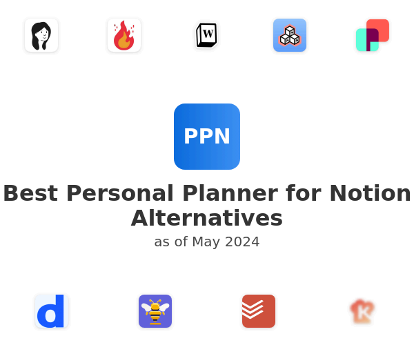 Best Personal Planner for Notion Alternatives