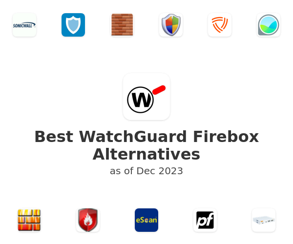 Best WatchGuard Firebox Alternatives