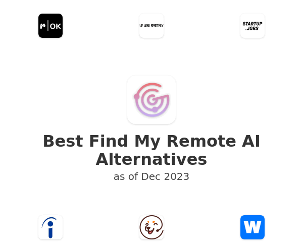 Best Find My Remote AI Alternatives