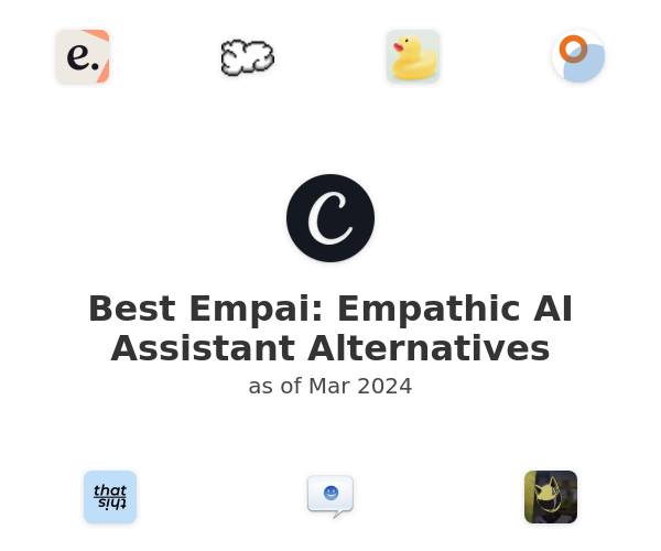 Best Empai: Empathic AI Assistant Alternatives
