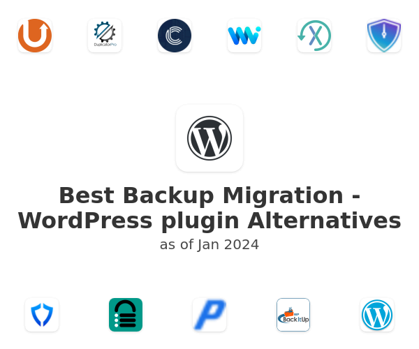 Best Backup Migration - WordPress plugin Alternatives