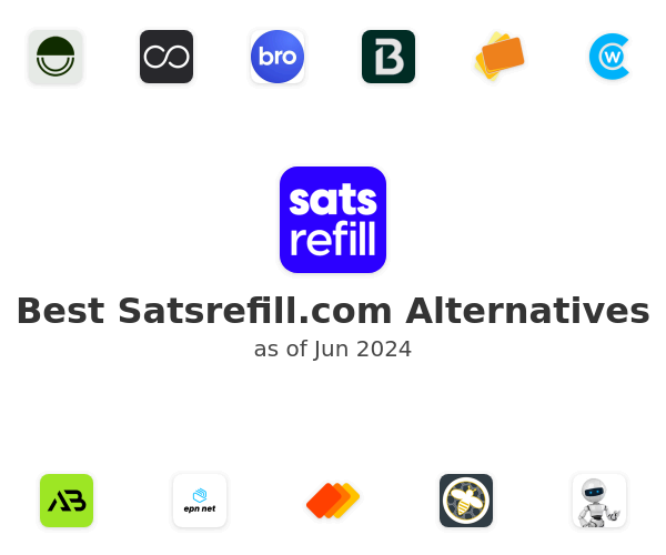 Best Satsrefill.com Alternatives