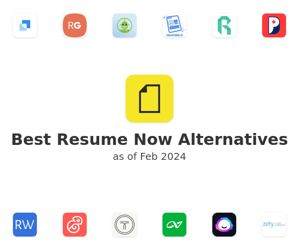 Best Resume Now Alternatives