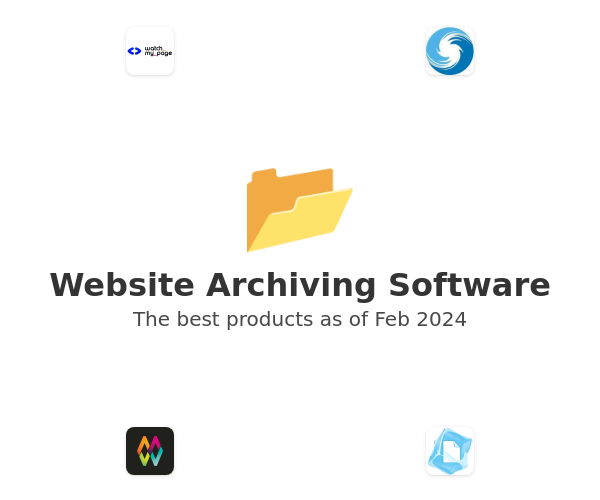 The best Website Archiving products