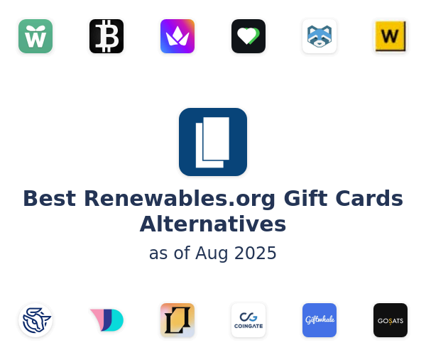 Best Renewables.org Gift Cards Alternatives