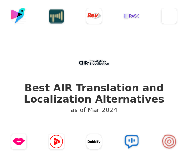 Best AIR Translation and Localization Alternatives