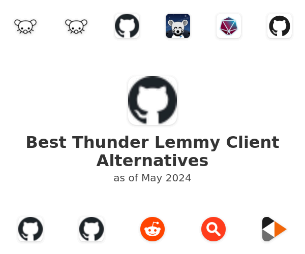 Best Thunder Lemmy Client Alternatives