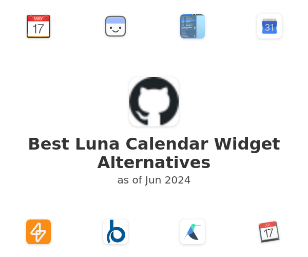Best Luna Calendar Widget Alternatives