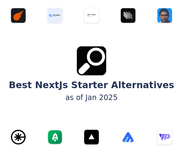 Best NextJs Starter Alternatives