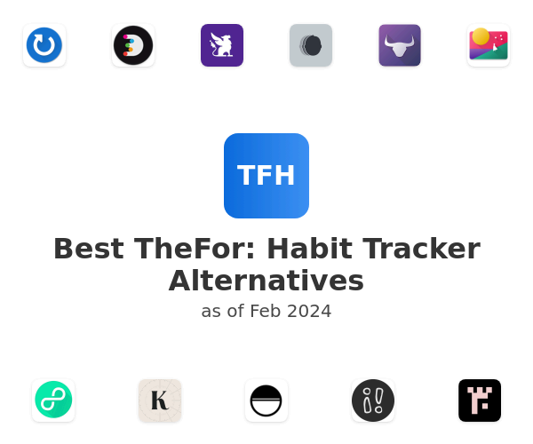 Best TheFor: Habit Tracker Alternatives