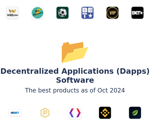 The best Decentralized Applications (Dapps) products